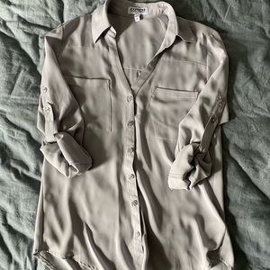 Express slim fit portofino shirt
